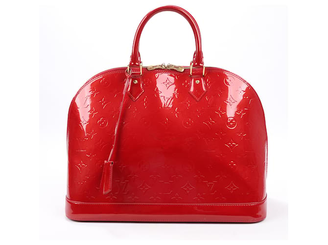 Bolso Louis Vuitton Vernis Alma GM en rojo M93596 Roja Cuero  ref.1533699