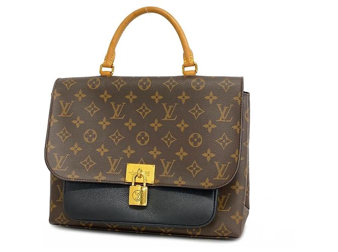 Borsa Louis Vuitton Monogram Marignan M44259 Marrone Nero