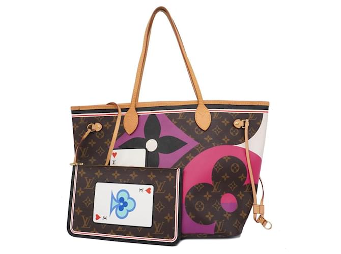 Neverfull Louis Vuitton Game On Monogram Tote Bag Brown  ref.1533832