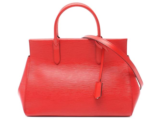 Bolsa Marly MM Epi vermelha Louis Vuitton Vermelho Couro  ref.1533919