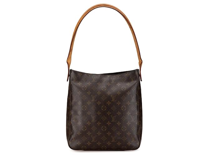 Sac à épaule Louis Vuitton Monogram Looping GM marron Cuir  ref.1533954