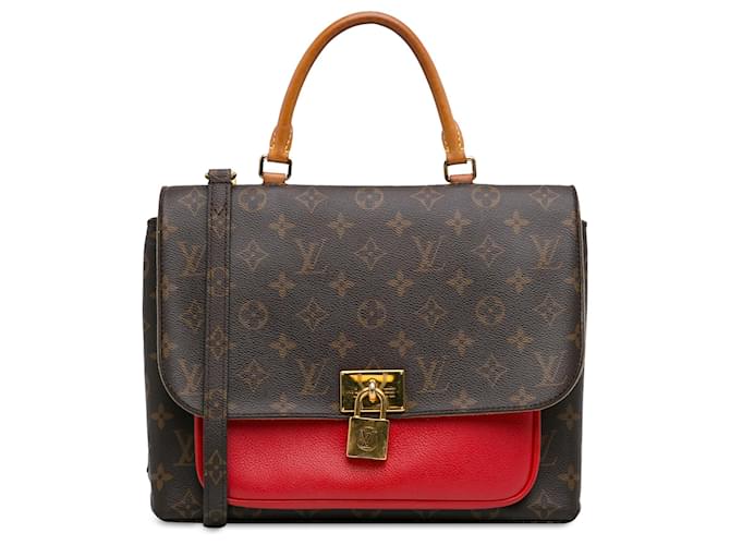 Louis Vuitton Marrom Monograma Marignan Lona  ref.1534131