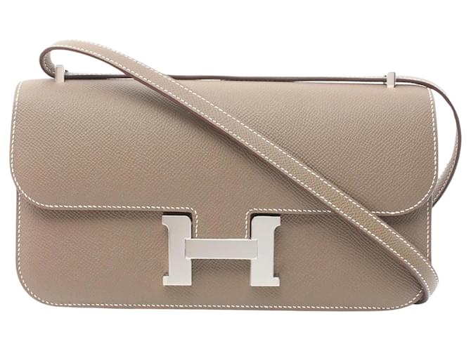 Hermès Constance Marrom Couro  ref.1534254