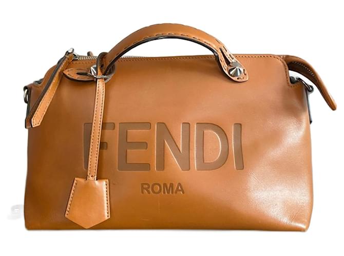 Fendi Bolsos de mano Castaño Cuero  ref.1534276