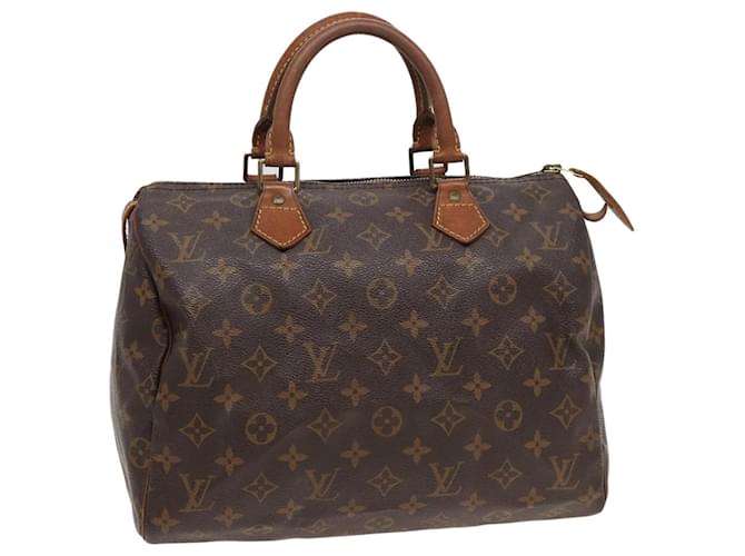 LOUIS VUITTON Sac à main Monogram Speedy 30 M41526 LV Auth 82325 Toile Monogramme  ref.1534328