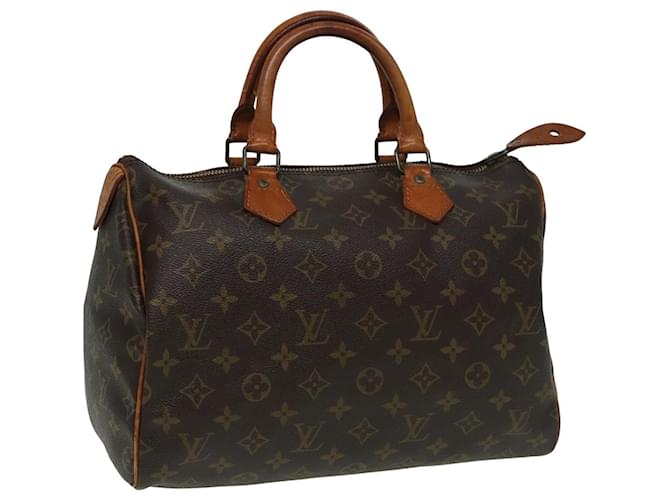 LOUIS VUITTON Sac à main Monogram Speedy 30 M41526 LV Auth 83189 Toile Monogramme  ref.1534364