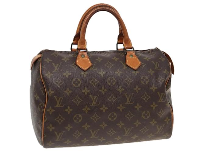 LOUIS VUITTON Sac à main Monogram Speedy 30 M41526 LV Auth 82322 Toile Monogramme  ref.1534379