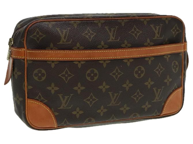 LOUIS VUITTON Clutch Compiegne 28 M51845 LV Auth 83378 Monograma Lona  ref.1534420