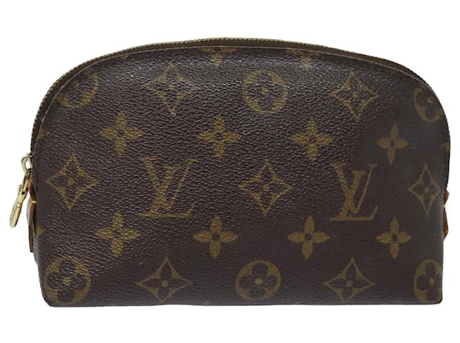 LOUIS VUITTON Monogram Pochette Cosmetic PM Cosmetic Pouch M47515 LV Auth 82206 Cloth  ref.1534499