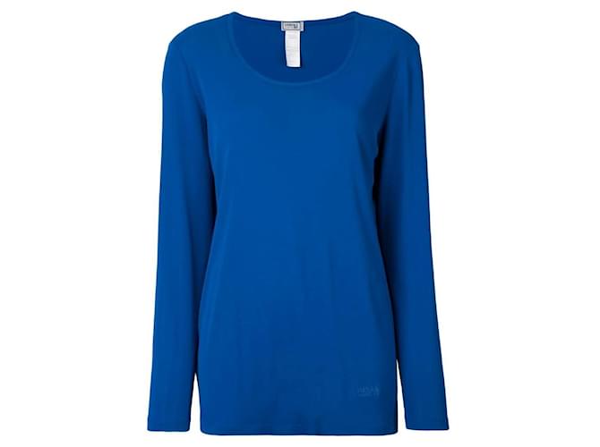 Versace Elektrisch Blaue Bluse 