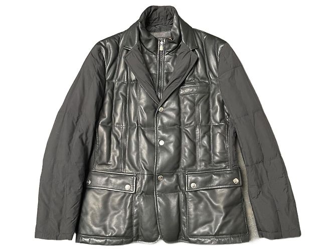 Corneliani Lambskin Jacket Black