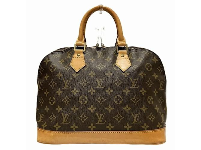 Borsa Alma Monogram Louis Vuitton Marrone  ref.1534738