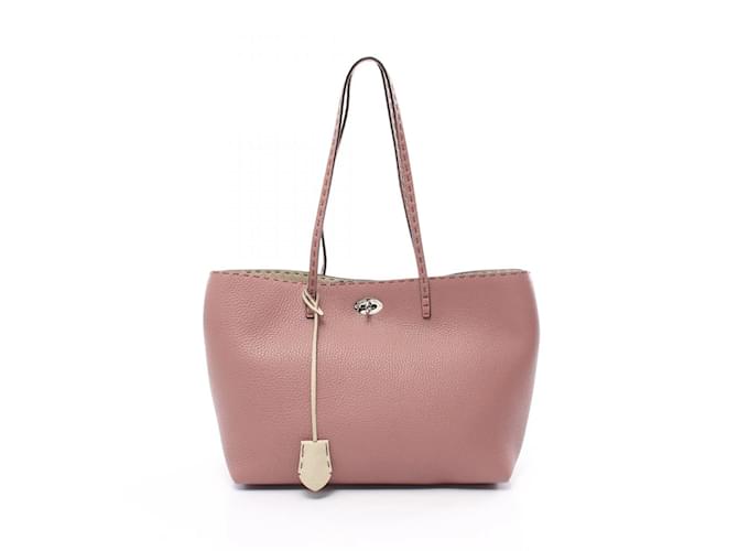 Fendi Carla Selleria Tote Bag Pink Leder ref.1535062 Joli Closet