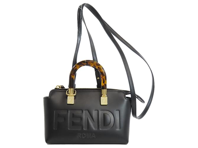 Borsa in pelle nera Fendi Nero ref.1535178 Joli Closet