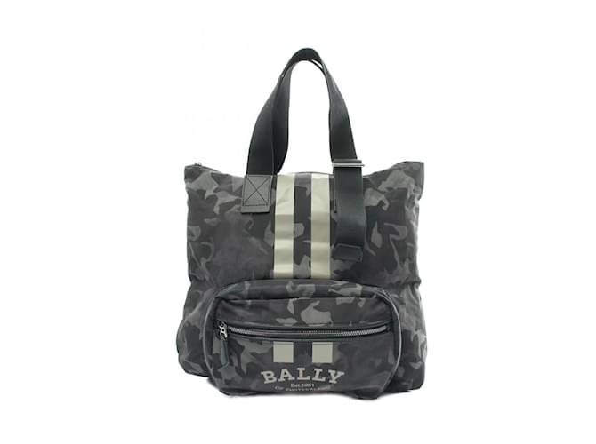 Bally Fallie Cam Tote Bag Green Nylon  ref.1535315