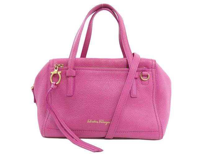 Bolsa de couro rosa Salvatore Ferragamo  ref.1535333