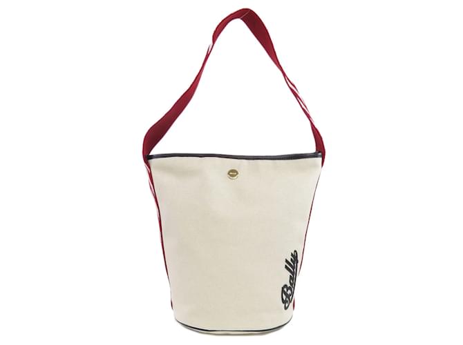 BALLY White Canvas Handbag Cloth  ref.1535336