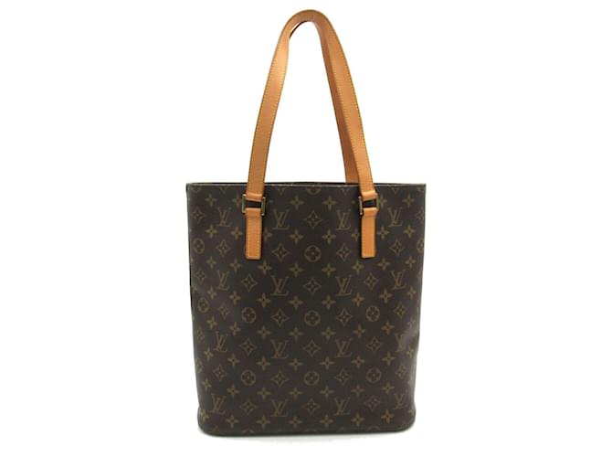 Bolsa Tote Vavin GM da Louis Vuitton Marrom Couro envernizado Lona Plástico  ref.1535372