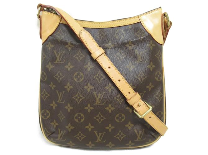 Bolsa de Ombro Odeon PM Louis Vuitton Marrom Lona  ref.1535457