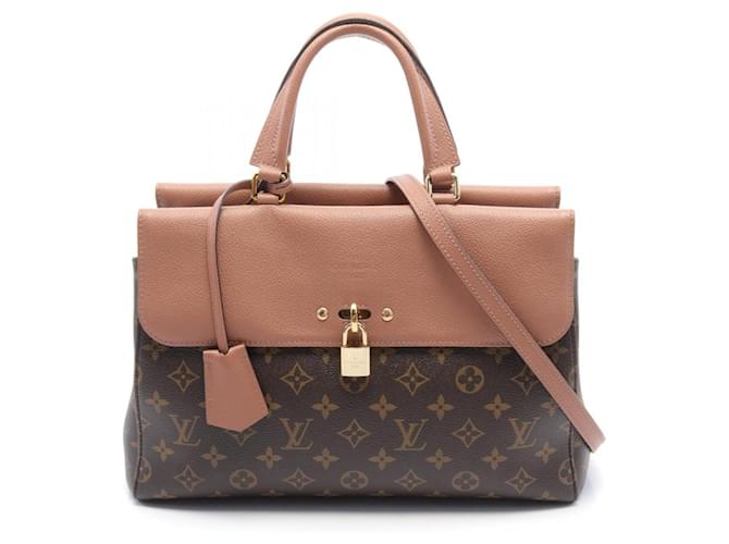 Louis Vuitton Venus Monogram Rosewood Handbag Brown Pink Leather Cloth Plastic ref.1535467 Joli Closet