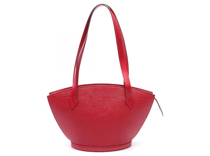 Sac à main long à épaule Saint Jacques Louis Vuitton Cuir Rouge  ref.1535520