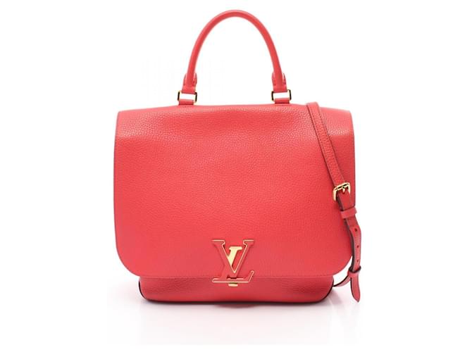 Bolsa Louis Vuitton Volta Parnassus Poppy Petal Rosa Couro  ref.1535528