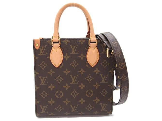 Bolso de Hombro 2way Sac Plat BB de Louis Vuitton Castaño Lienzo  ref.1535539