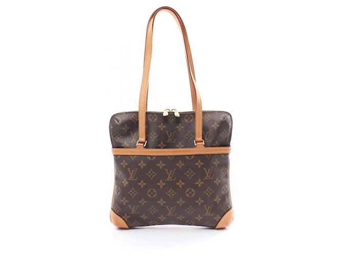 Bolsa de Ombro Louis Vuitton Cousin GM Monograma Marrom Couro Lona  ref.1535544