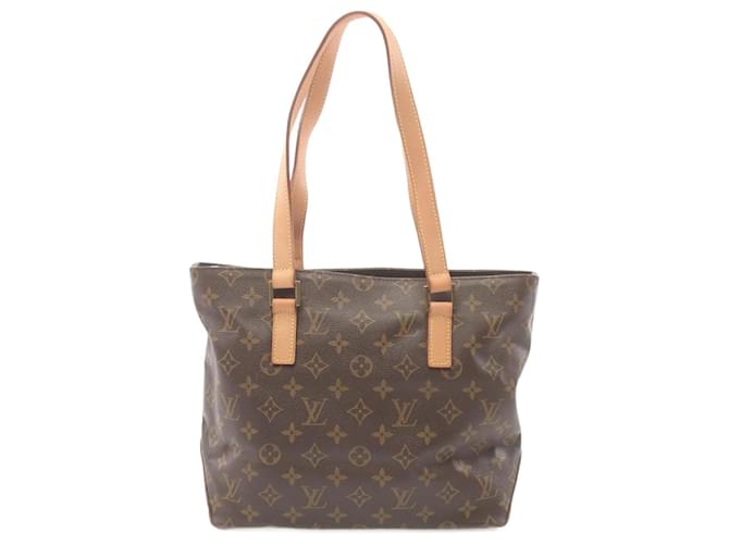 Sac à main Cabas Piano Monogram Louis Vuitton Cuir Toile Marron  ref.1535564