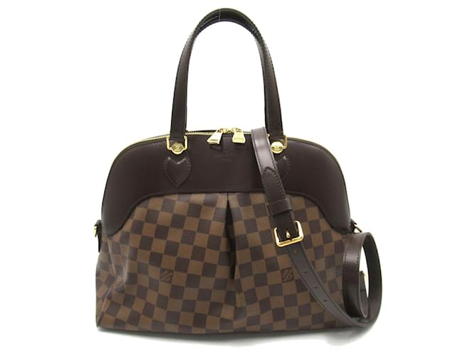 Bolsa de Ombro 2 em 1 Louis Vuitton Salvi Marrom Lona Plástico  ref.1535566