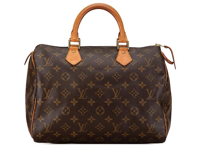 Louis Vuitton Speedy 30 Monograma Marrom Lona  ref.1535674