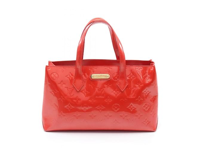 Louis Vuitton Wilshire PM Handbag Red Patent leather  ref.1535686