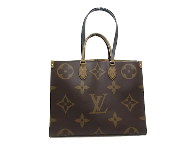 Sac à épaule On the Go GM de Louis Vuitton Toile Marron Monogramme  ref.1535700