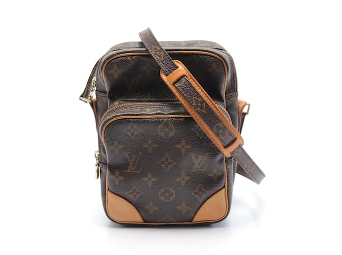 Sac à épaule Monogram Amazon de Louis Vuitton Cuir Cuir vernis Marron Monogramme  ref.1535707