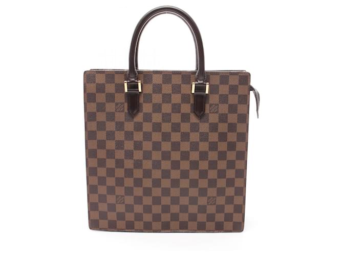 Louis Vuitton Venice PM Tote Bag Braun Damier ebene Leder Leinwand  ref.1535716