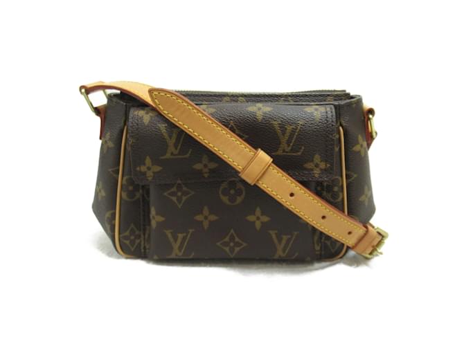 Bolsa de Ombro Louis Vuitton Viva Cite PM Marrom Monograma Lona  ref.1535718