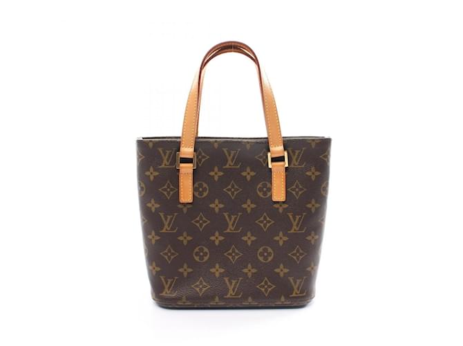 Bolsa de mão Monogram Vavin PM Louis Vuitton Marrom Monograma Couro Couro envernizado  ref.1535729