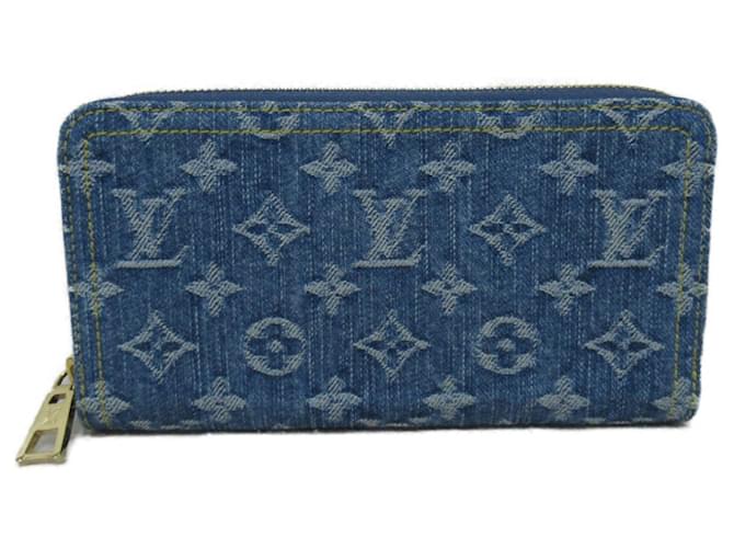 Zippy Münzgeldbörse aus blauem Monogramm-Denim von Louis Vuitton John Jeans  ref.1535748