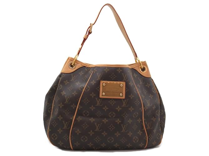 Bolsa de Ombro Monogram Galliera PM da Louis Vuitton Marrom Couro Couro envernizado  ref.1535752