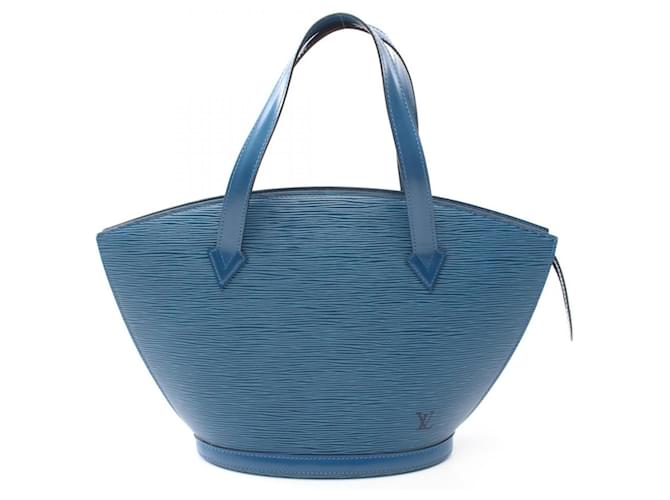 Sac à main Saint Jacques Louis Vuitton Cuir Bleu  ref.1535797