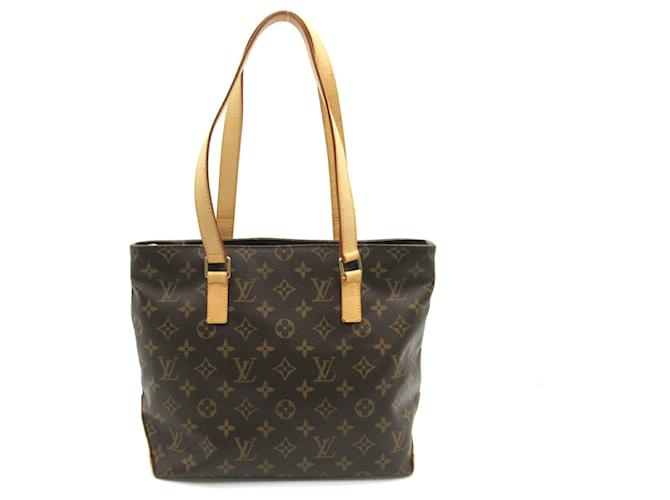 Louis Vuitton Cabas Piano Tasche Braun Leinwand  ref.1535799