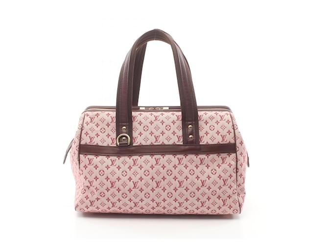 Louis Vuitton Josephine GM Monogram Cerise Handbag Brown Pink Leather Cloth  ref.1535837