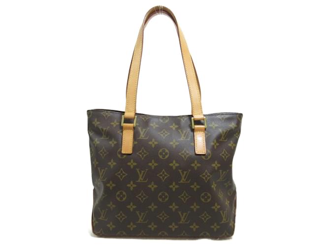 Louis Vuitton Cabas Piano Tasche Braun Leinwand  ref.1535842