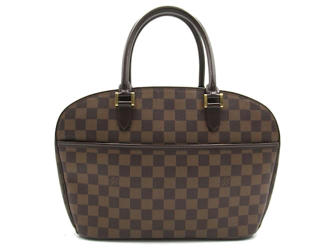 Bolsa de mão horizontal Saria da Louis Vuitton Marrom Damier ebene Lona  ref.1535850