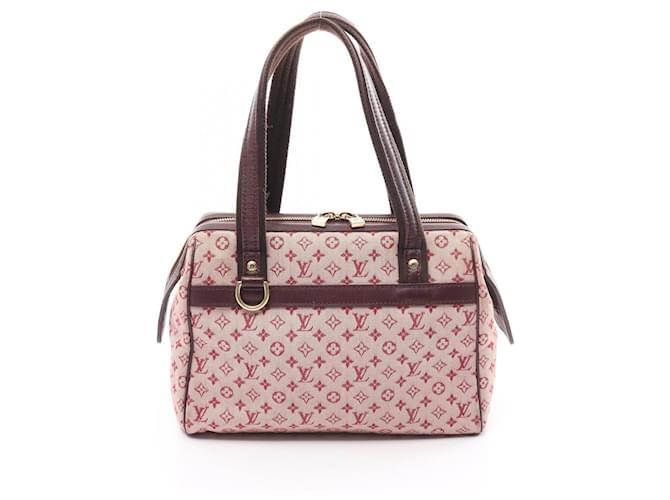 Louis Vuitton Josephine PM Monogram Cherry Handbag Red Dark red Leather Cloth  ref.1535869