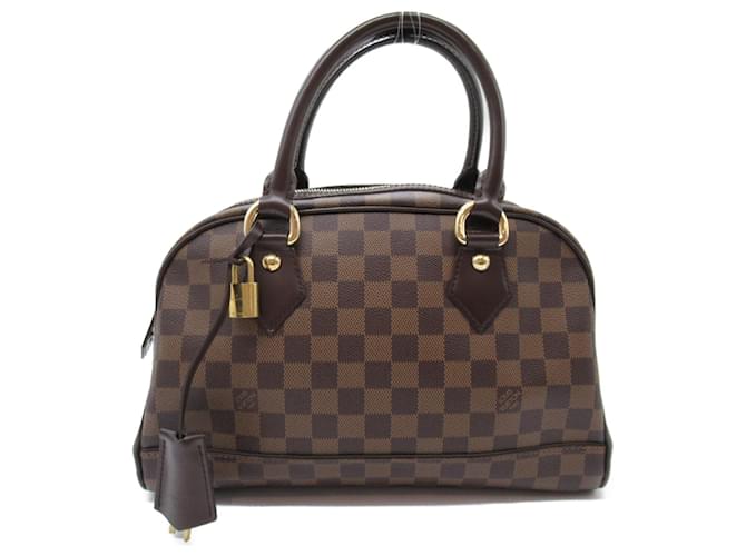 Bolsa Duomo Louis Vuitton Marrom Damier ebene Lona  ref.1535887