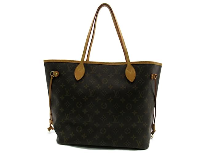 Sac tote Neverfull MM de Louis Vuitton Toile Marron Beige  ref.1535896