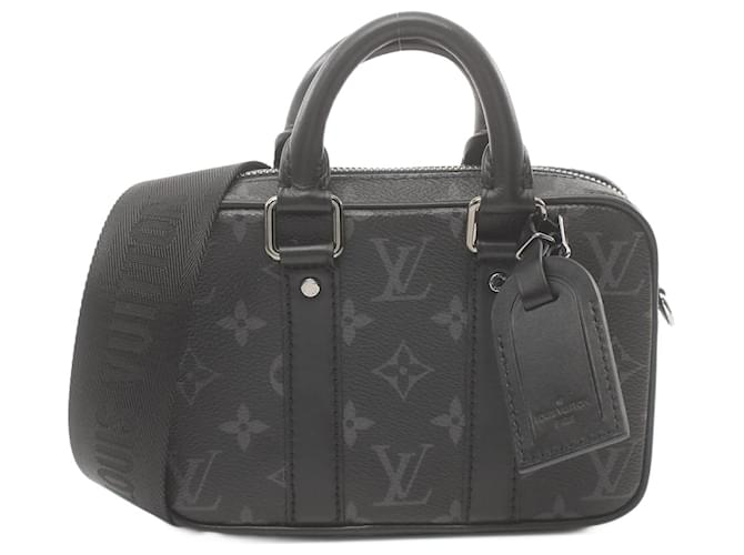 Bolsa Louis Vuitton Nano PDV Monogram Eclipse Preto Lona  ref.1535912