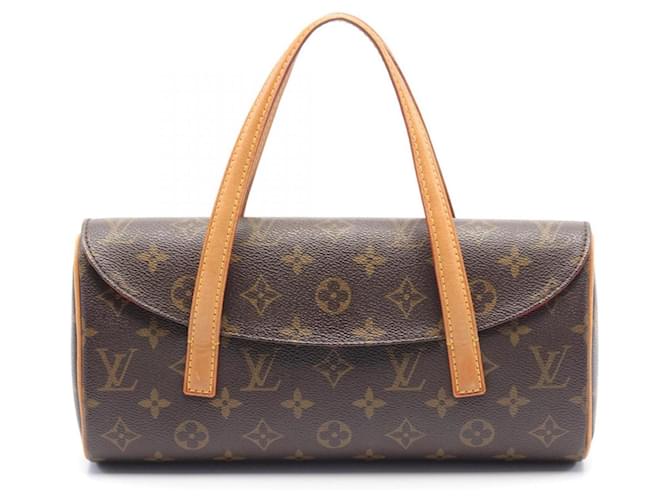 Sac à main Monogram Sonatine Louis Vuitton Cuir Toile Plastique Marron  ref.1535930