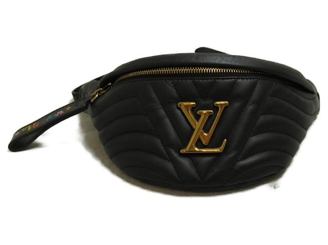 Bolsa de cintura New Wave da Louis Vuitton Preto Couro  ref.1535938